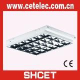 CET-418/A 4X18W Recessed Grid Lamp Fixture With Electronic Or Magnetic Ballast