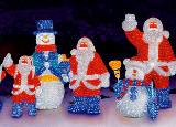 Granpo LED Christmas IP44 outdoor use high quality 3D snowman acrylic light