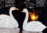 Granpo LED Christmas outdoor use IP44 high quality 3D Acrylic animal light