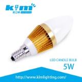 E12 LED candle light / 5W LED candle bulb / UL led candle lamp