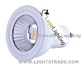 luxury colors shell gu10 6000k dimmable dimmable led spotlight CE&ROHS approved