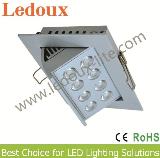 2013 New Arrival Ip20/8*1W LED Downlight/Square Light/Adjustable