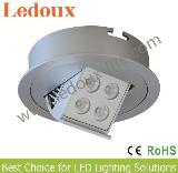 2013 New Arrival Ip20/4*1W 360 Degree Adjustable LED Downlight/Square Spot Light