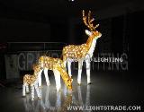 Granpo LED Christmas light outdoor decoration IP44 3D deer animal light