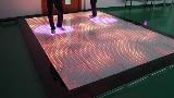 P42 interactive sensor dance floor, China RIGE stage light, led floor,tile,lighted up
