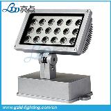 outdoor led project lamp IP65 CE Rosh FCC fullcolor 18*1w LED square projection lamp