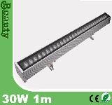 DMX controllable 1m IP65 30W outdoor LED wall washer