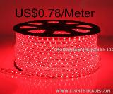 2014 cheapest led strip  3528 smd 60leds/m red waterproof ip65