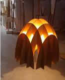 Handmade wood creative drop pendant light