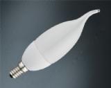 Candle-tail shaped energy-saving lamp