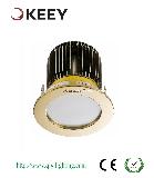 Dimmable 24K Gold Copper Recessed 6W Lumenmax LED Ceiling Downlight