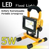 5W led rechargeable flood light
