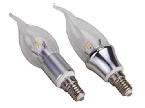 UP-LZ003-03W led candle lamp AC220-240V/AC100-130V 3w 200-220lm