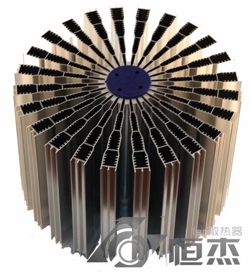 LED high bay heat sink/Radiator (control chip temperature below 40℃,400W)