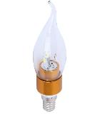 3W LED candle light bulb SMD5630 warranty for 2 years