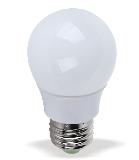 LED bulb plastic E14/E27 globe round shape SMD3014