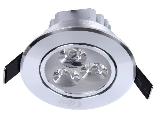 3W classic new type LED down light ceiling light white silvery