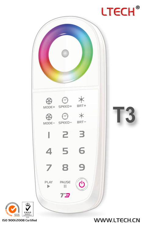 T3 2.4G LED touch controller