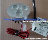 350mA 3W CREE LED component light, MR16 LED lamp with alluminum housing