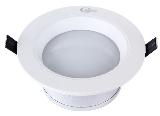 9W white silver LED down light ceiling light recessed lamp