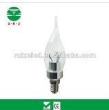 Rechargeable 3W LED candle light made in guzhen with cheap price