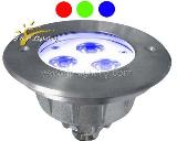 3X3W RGB3in1 LED swimming pool light/9W tricolor LED underwater light