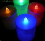 Pretty color led flashing candle light  best for promotion gifts
