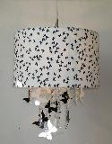 butterfly modern pendant lamp lighting J003 fabric