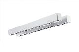 Ceiling Fluorescent Fixture with Louver Reflector