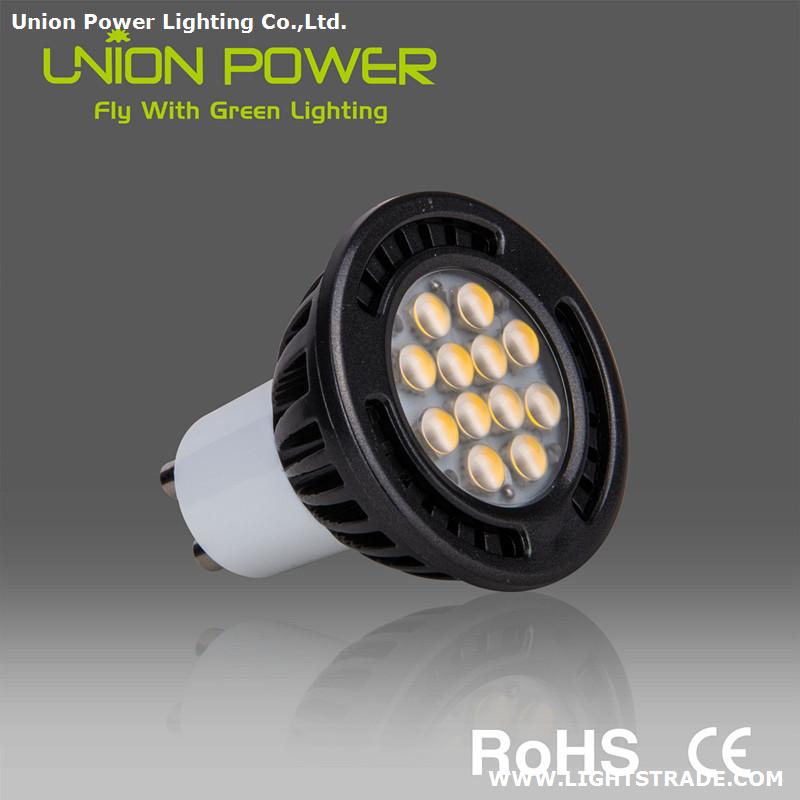 P-DB003-04W 12SMD 300-330lm AC220-240V/AC100-130V spot light bulb led lights GU10