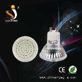 GU10 60SMD 3528 GLASS LED LAMP CUP