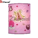 clothes pink fabric kids wall lamp