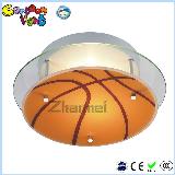 Modern Basketball Glass Ceiling Light