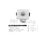 PNY led mini ceiling light LTH0180-F-1*3W