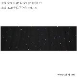 LED Star Curtain 6x1.2m RGB Tri