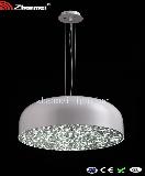 White Color Modern Crystal Pendant Lamp