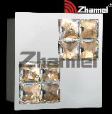 residential square crystal wall lamp