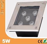 outdoor stairs deck rgb ip65 5*1w landscape led path lighting