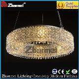 gold crystal modern pendant light