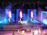 Curtain Stage LED Display for background stage event tv showing