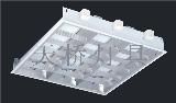 T8 recessed grille lamp louver fitting office lighting