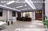 LED panel light for commercial office lighting
