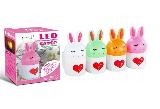 Electric lamp  love lights of the silver is superior  Optically controlled rabbit lamp