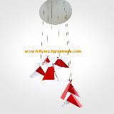 HIFLY Stylish LED Pendant Lamp in Red Color