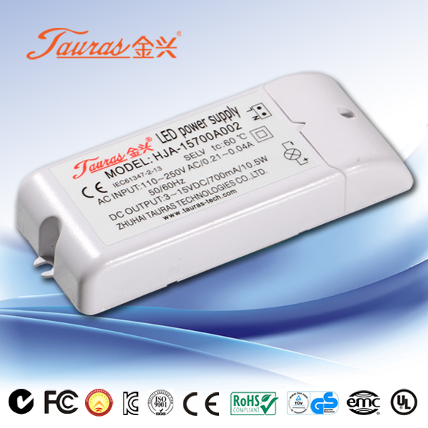 24Vdc 10W Constant Voltage LED Power Supply