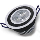 COB LED Dwonlight with Epistar LED and Brushed Black Aluminum Alloy Hosuing