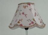 Alicia lampshade with printed flower