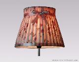 Pleated lampshade