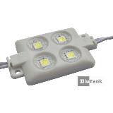 ABS injection module LEDs, waterproof IP67, 4pcs SMD5050, 0.96W