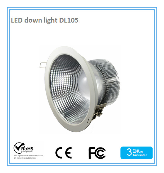 COB led downlight 30W,AC90-250V,80Ra,CE&RoHS approval